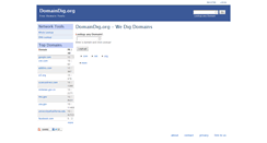 Desktop Screenshot of domaindig.org