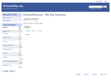 Tablet Screenshot of domaindig.org